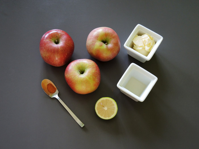 υλικά για τη σος μήλου