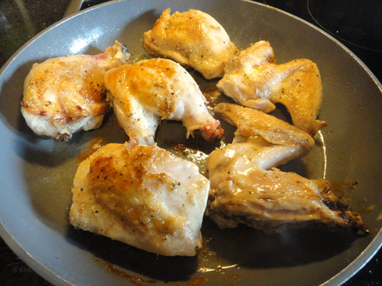 κοτόπουλο στο τηγάνι