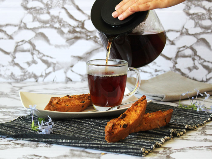 Biscotti με αποξηραμένα φρούτα και ξηρούς καρπούς